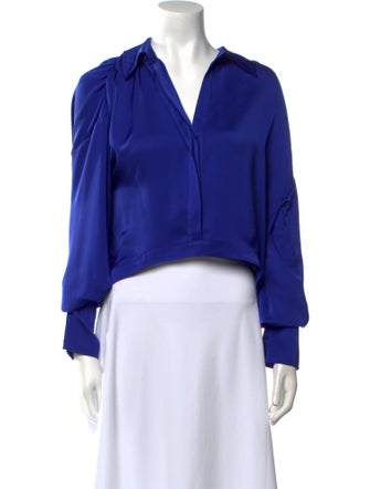 Ramy Brook Long Sleeve Crop Top