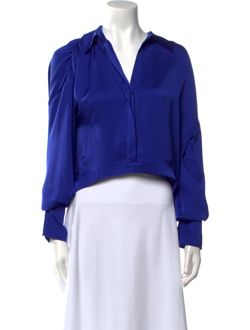 Ramy Brook Long Sleeve Crop Top