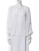 Ramy Brook Tie Neck Long Sleeve Blouse