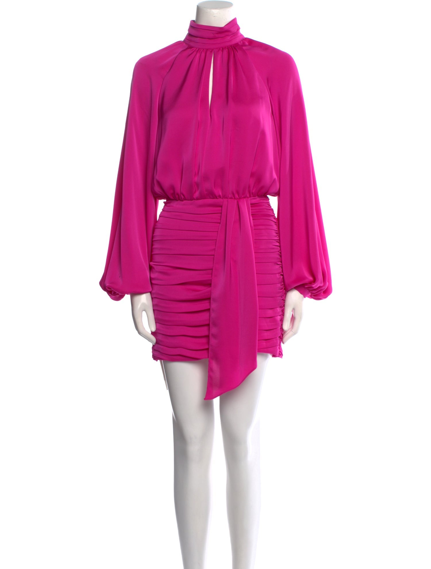 Ramy Brook Mock Neck Mini Dress