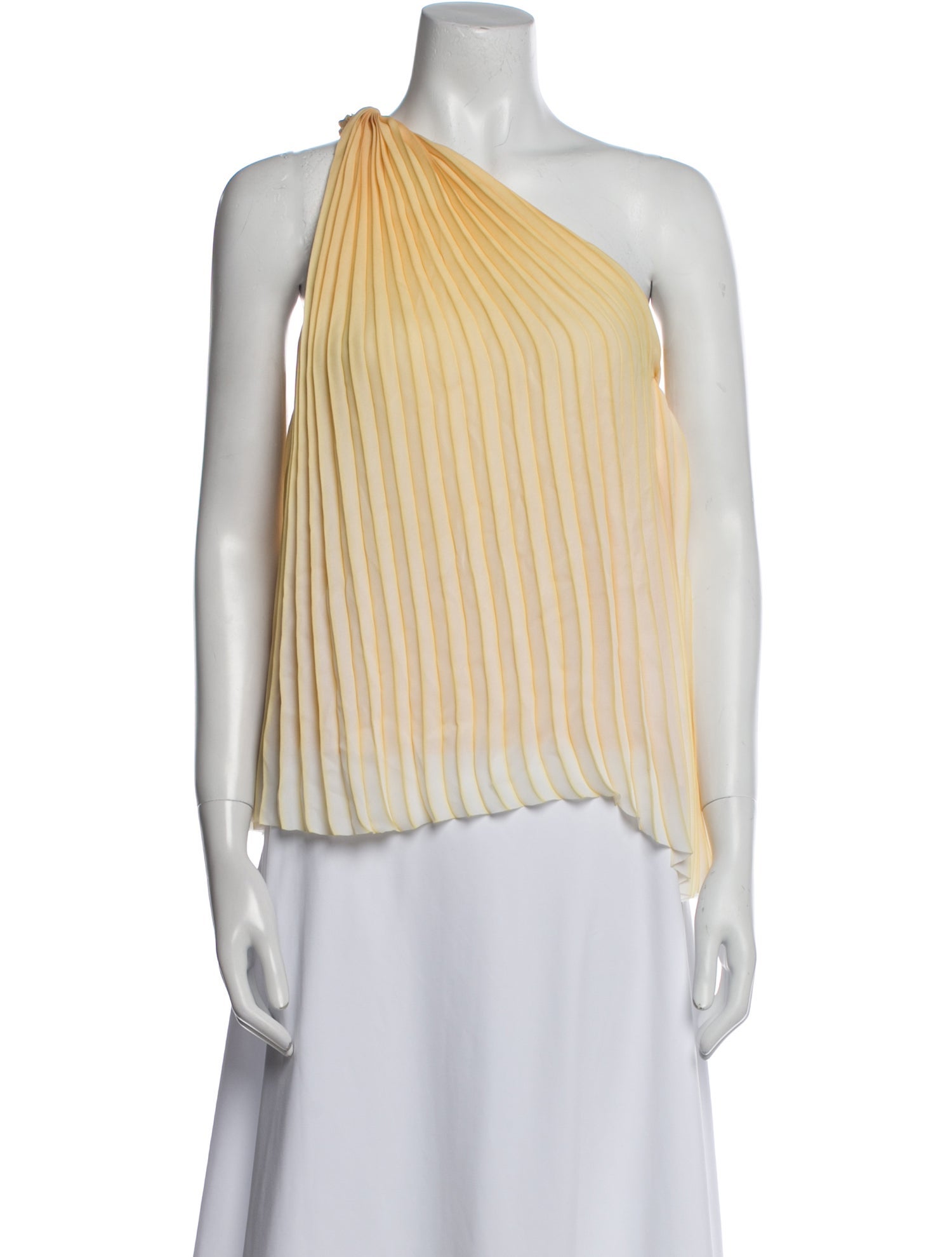 Ramy Brook Striped One-Shoulder Blouse w/ Tags