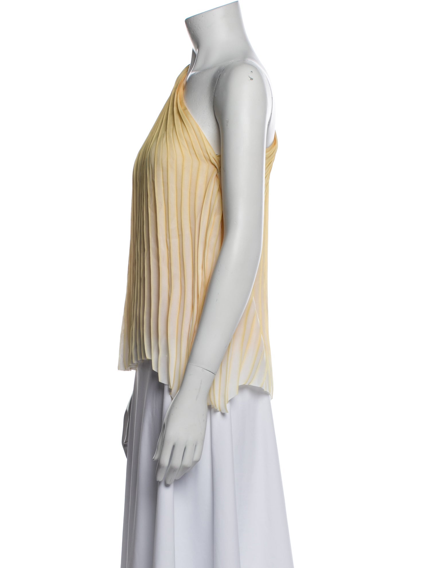 Ramy Brook Striped One-Shoulder Blouse w/ Tags