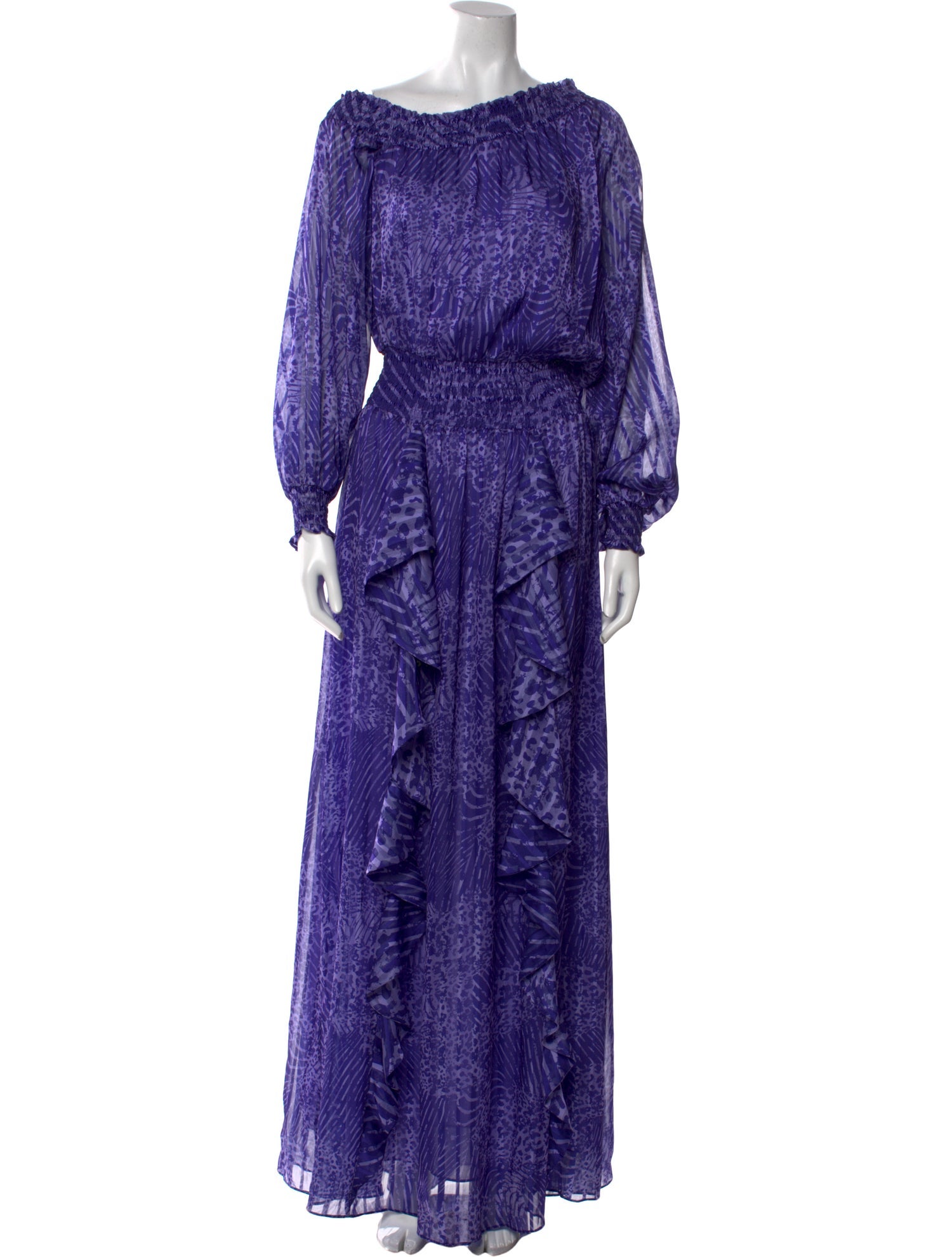 Ramy Brook Printed Long Dress w/ Tags