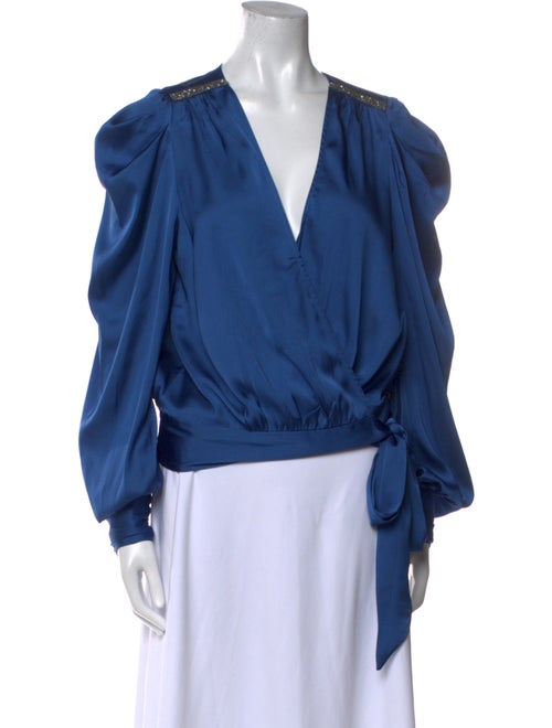 Ramy Brook V-Neck Long Sleeve Blouse
