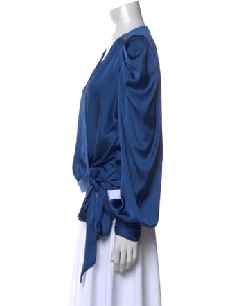 Ramy Brook V-Neck Long Sleeve Blouse