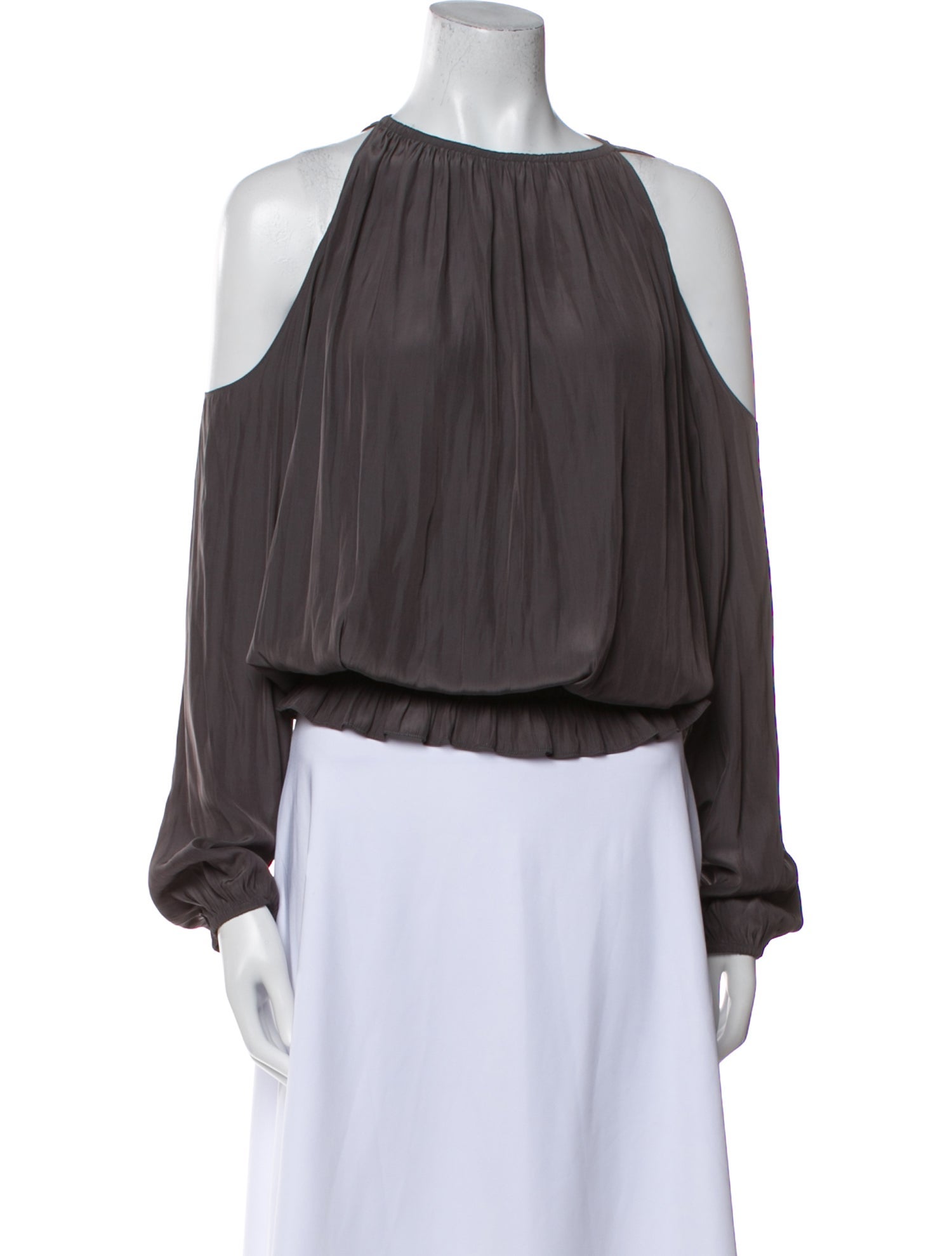 Ramy Brook Off-The-Shoulder Long Sleeve Blouse