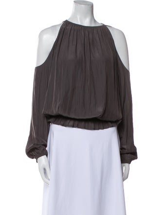 Ramy Brook Off-The-Shoulder Long Sleeve Blouse