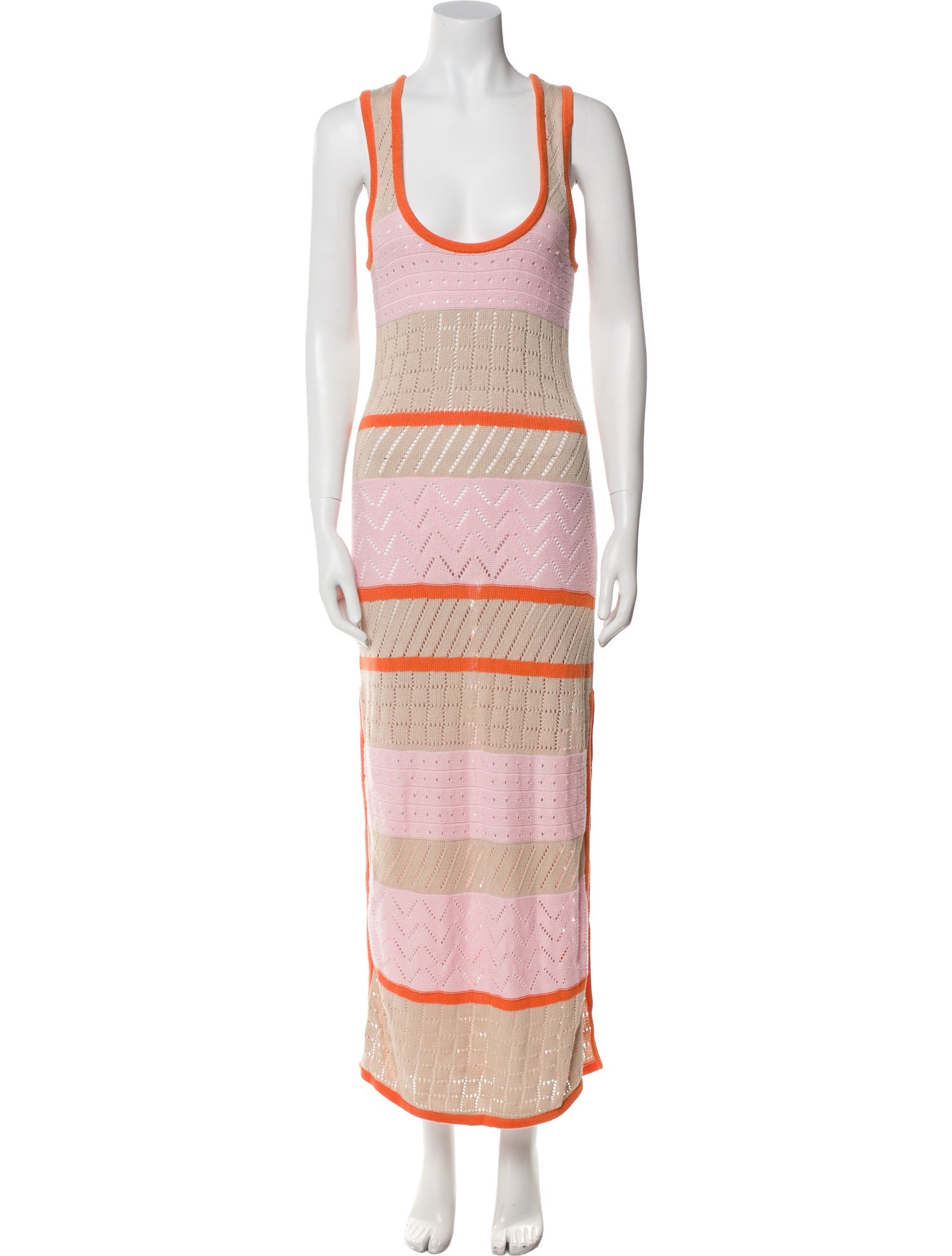 Ramy Brook Striped Long Dress