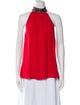 Ramy Brook Silk Mock Neck Blouse