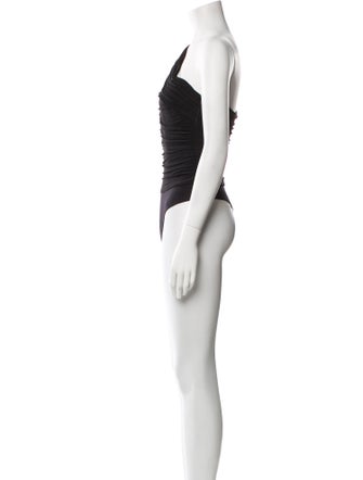 Ramy Brook One-Shoulder Sleeveless Bodysuit