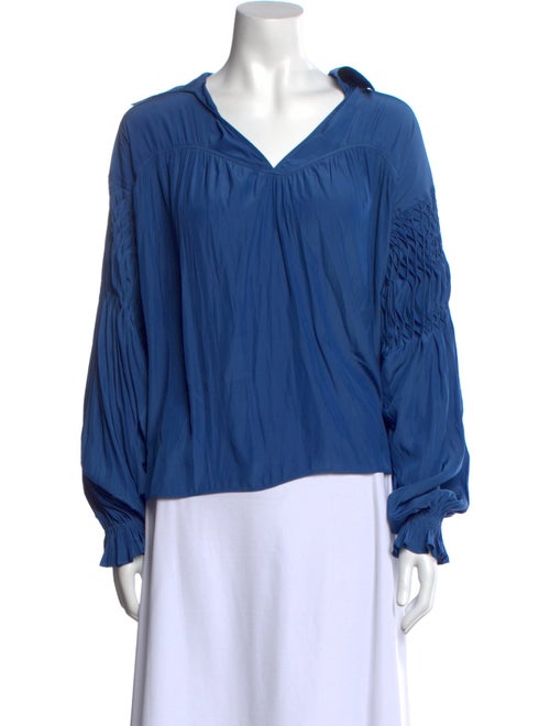 Ramy Brook V-Neck Long Sleeve Blouse