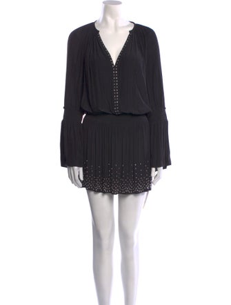 Ramy Brook V-Neck Knee-Length Dress