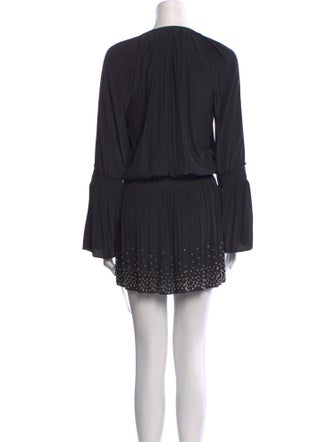 Ramy Brook V-Neck Knee-Length Dress