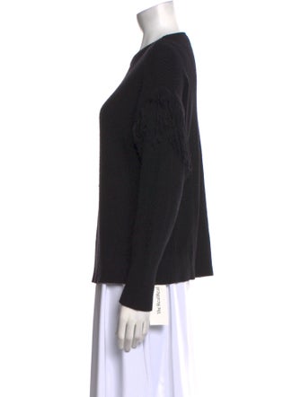 Ramy Brook Nylon Crew Neck Sweater