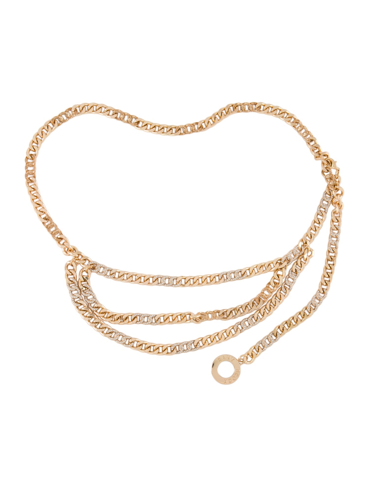 Ramy Brook Skinny Metal Waist Belt