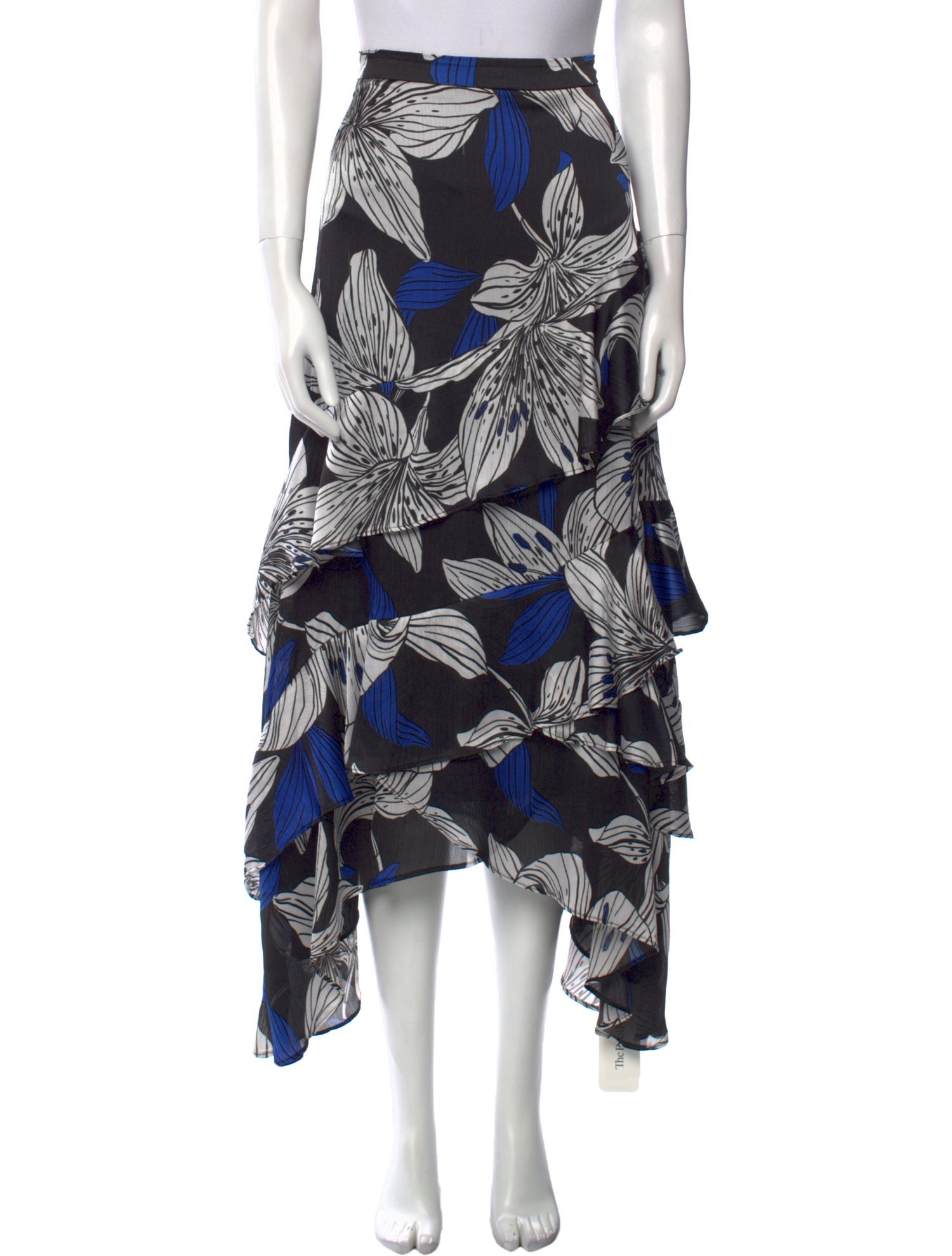 Ramy Brook Floral Print Knee-Length Skirt