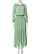 Ramy Brook Bateau Neckline Long Dress