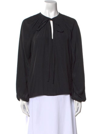 Ramy Brook V-Neck Long Sleeve Blouse