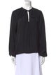 Ramy Brook V-Neck Long Sleeve Blouse