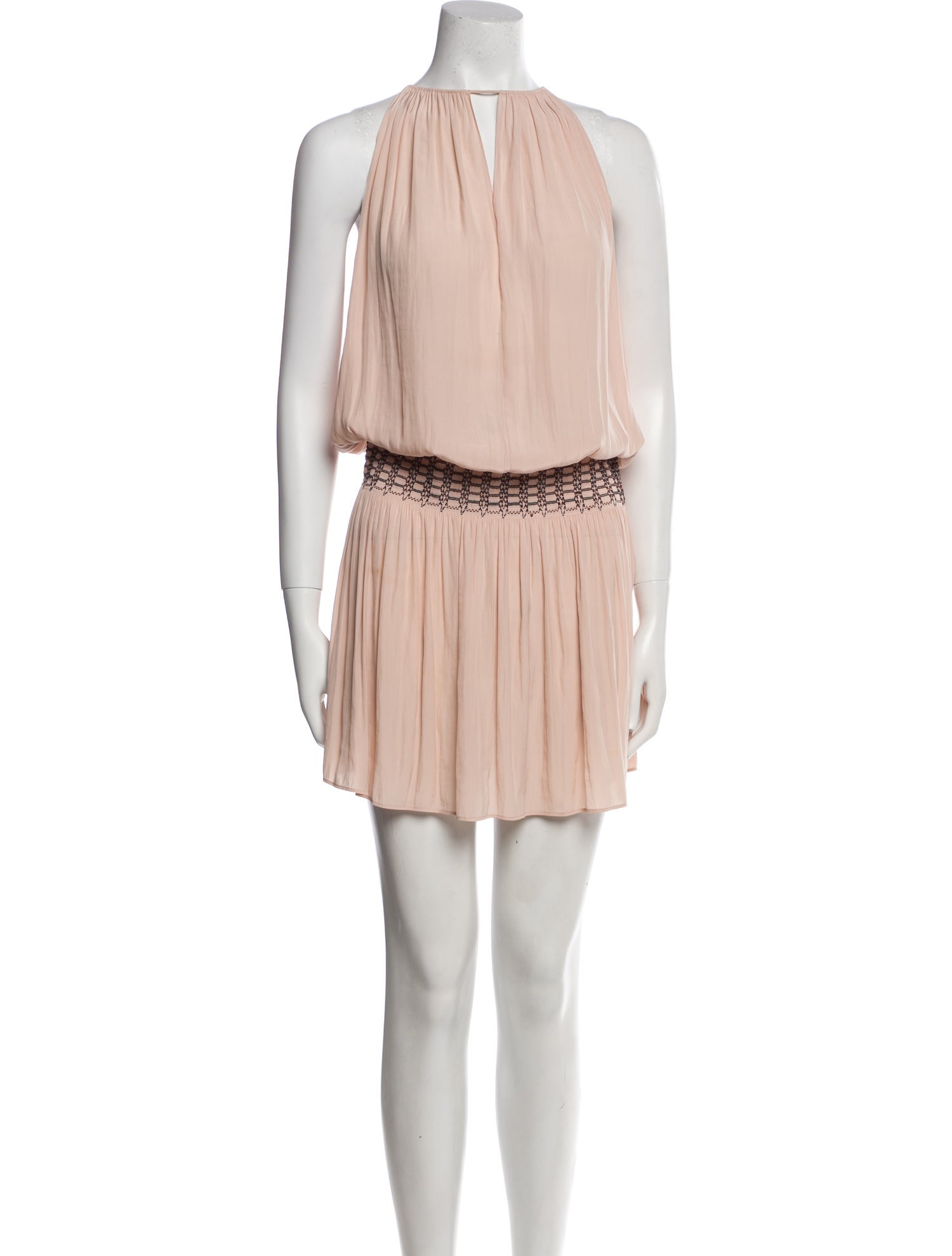 Ramy Brook Crew Neck Mini Dress