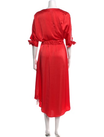 Ramy Brook V-Neck Long Dress
