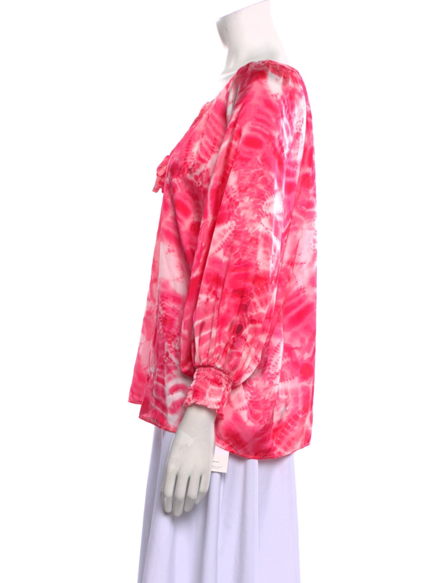 Ramy Brook Printed V-Neck Blouse