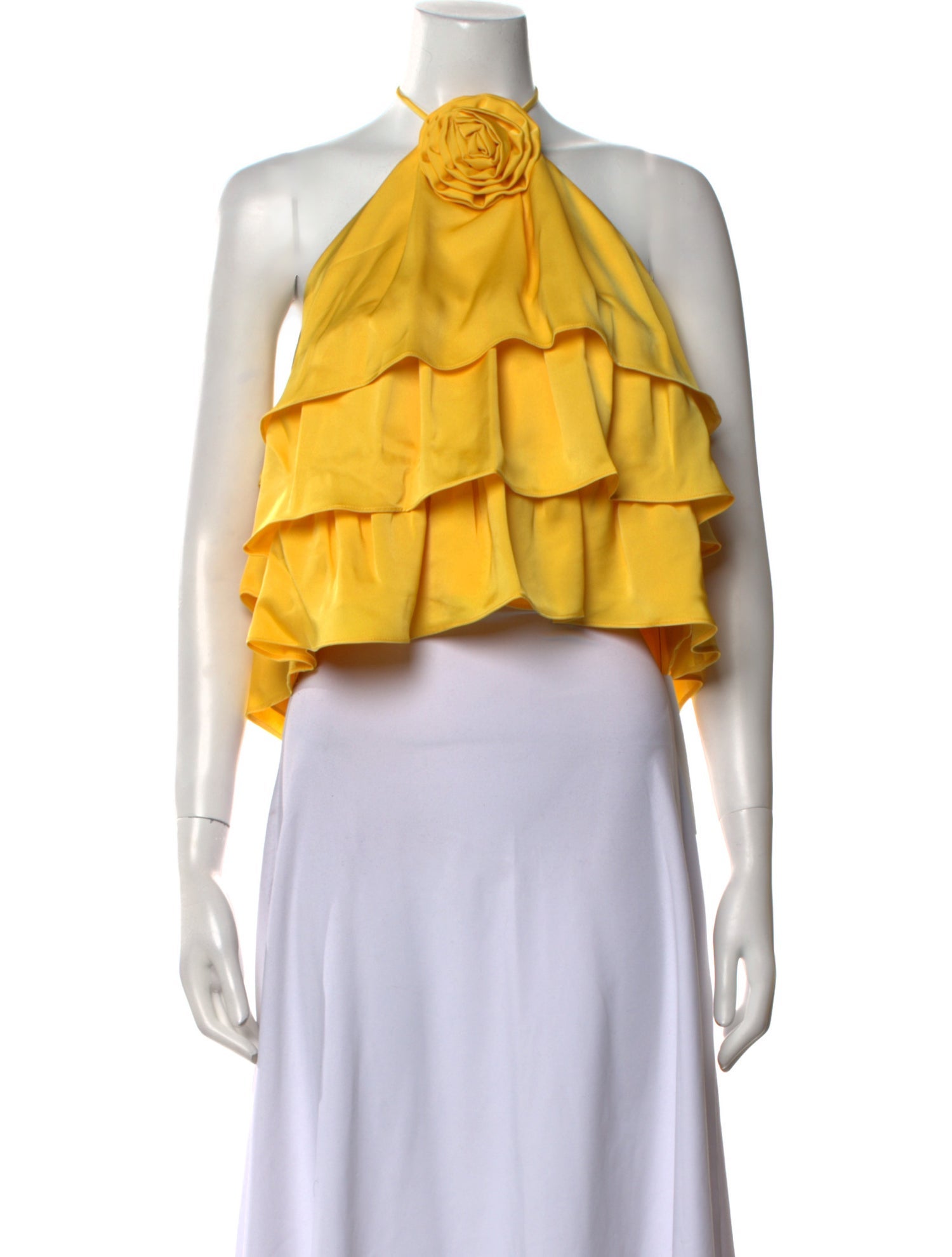 Ramy Brook Halterneck Sleeveless Crop Top w/ Tags