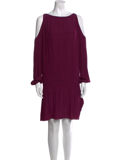 Ramy Brook Bateau Neckline Mini Dress