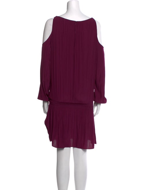 Ramy Brook Bateau Neckline Mini Dress