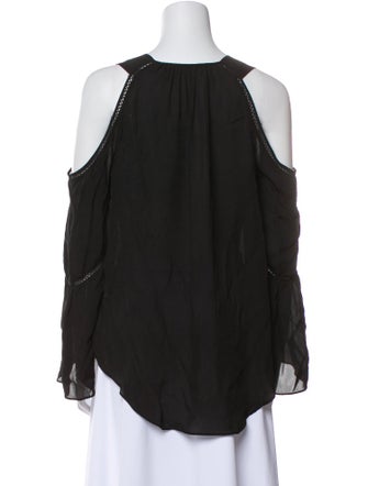Ramy Brook Silk V-Neck Blouse