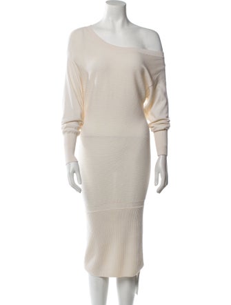 Ramy Brook One-Shoulder Knee-Length Dress