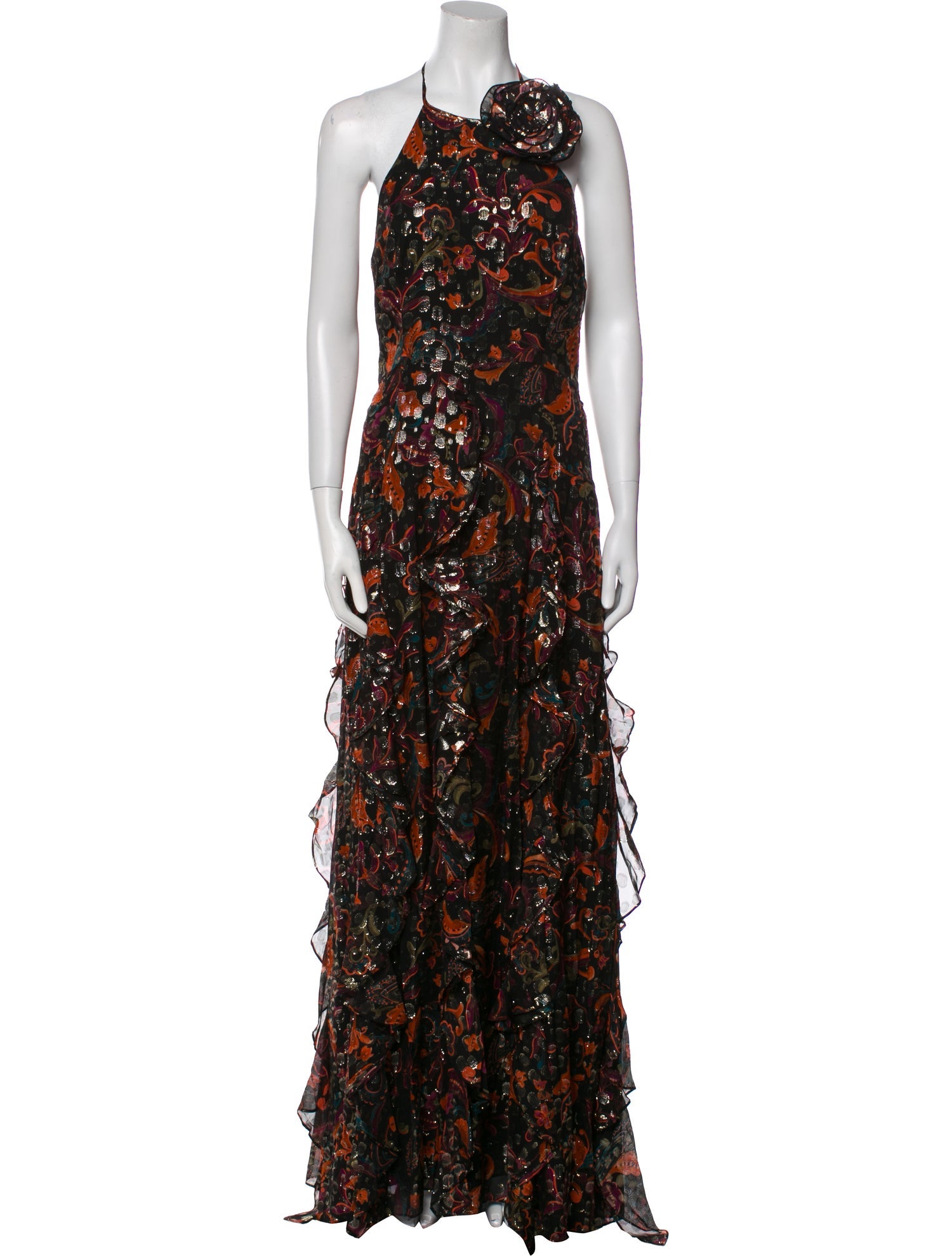 Ramy Brook Floral Print Long Dress