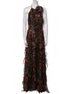 Ramy Brook Floral Print Long Dress