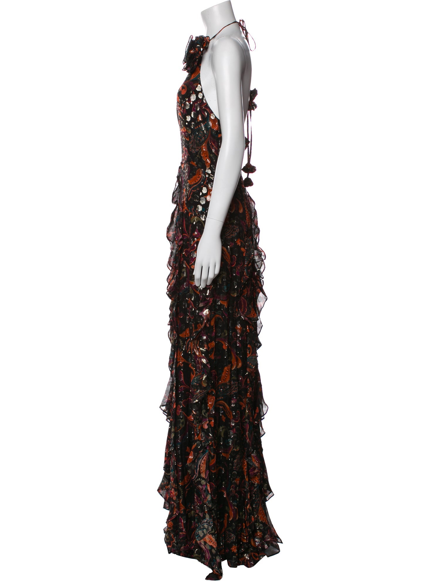 Ramy Brook Floral Print Long Dress