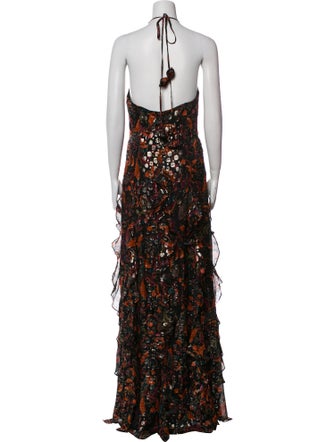 Ramy Brook Floral Print Long Dress