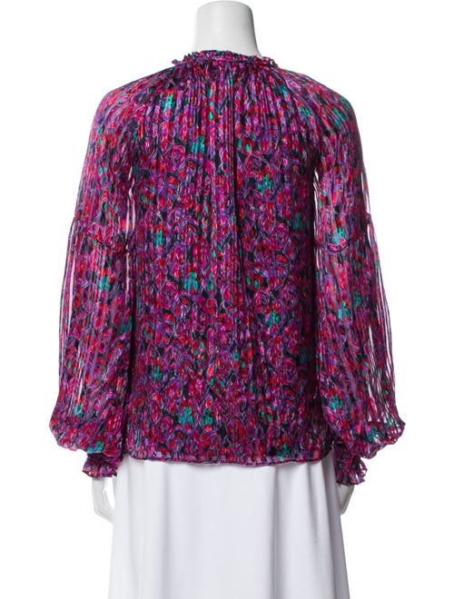 Ramy Brook Silk Printed Blouse