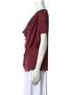 Ramy Brook Cowl Neck Short Sleeve T-Shirt