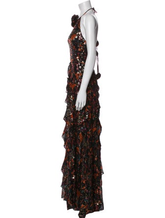Ramy Brook Printed Long Dress