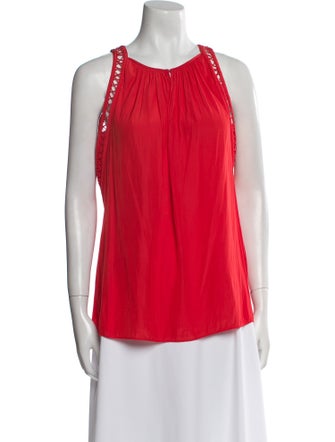 Ramy Brook Scoop Neck Sleeveless Blouse