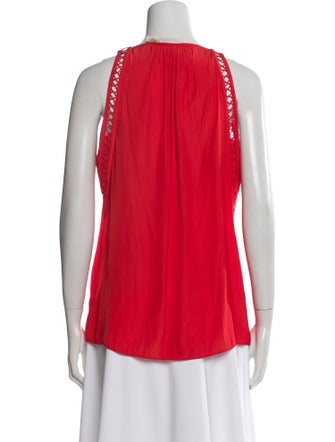 Ramy Brook Scoop Neck Sleeveless Blouse