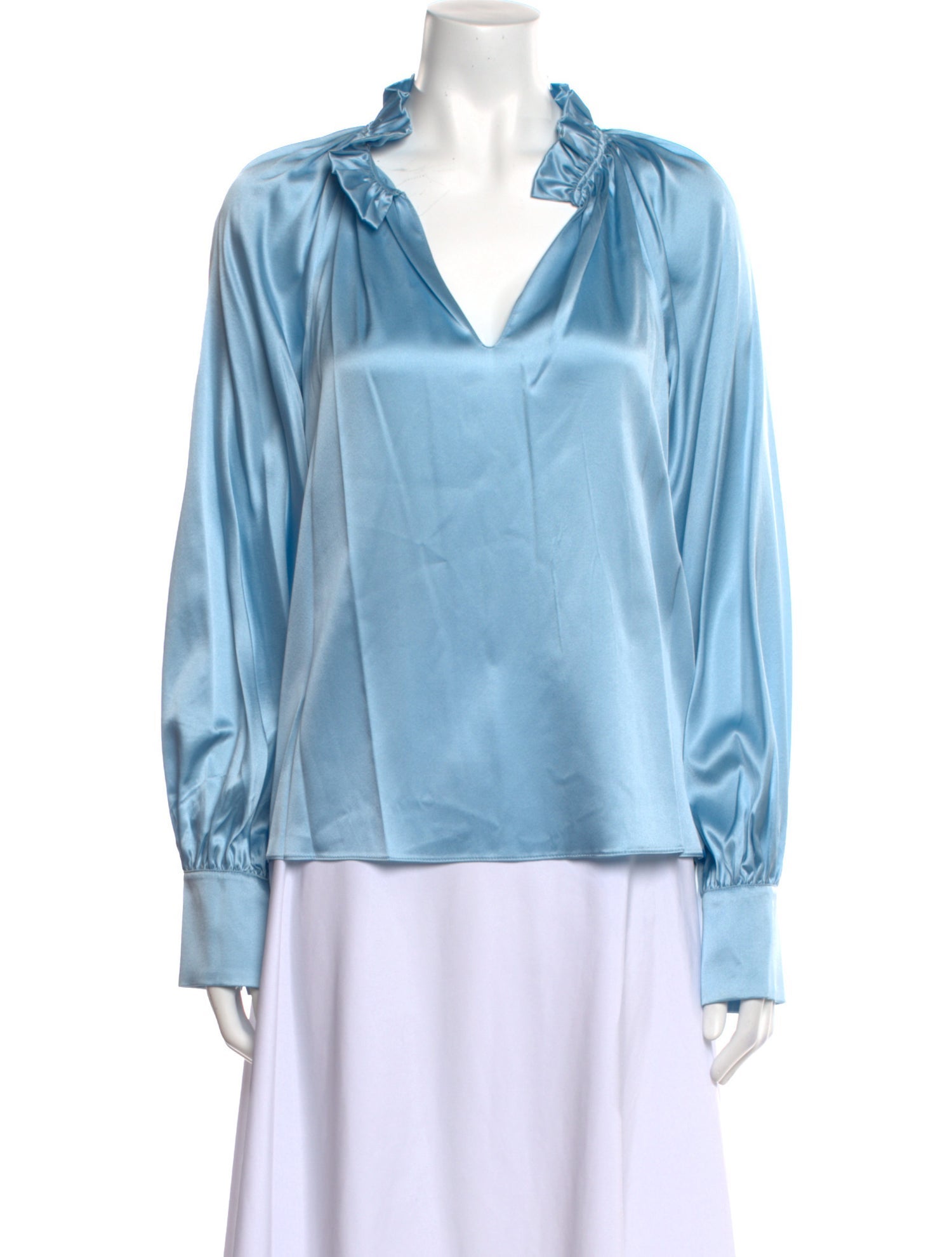 Ramy Brook V-Neck Long Sleeve Blouse w/ Tags