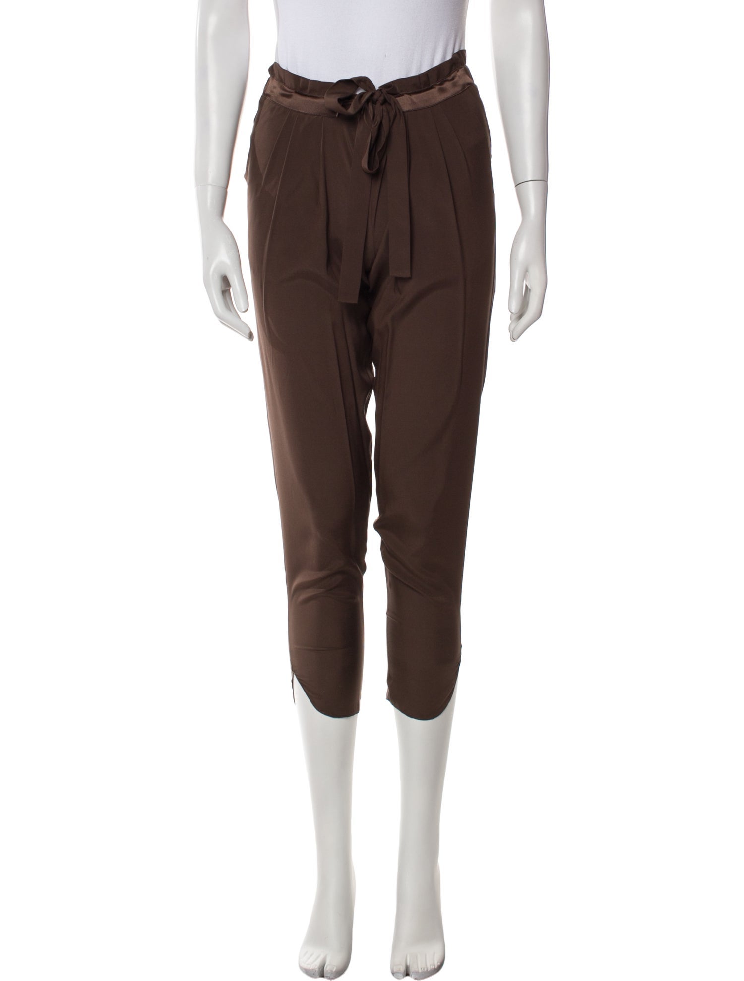 Ramy Brook Silk Skinny Leg Pants