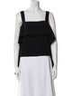 Ramy Brook Square Neckline Sleeveless Crop Top