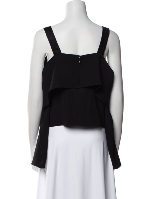 Ramy Brook Square Neckline Sleeveless Crop Top