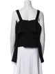 Ramy Brook Square Neckline Sleeveless Crop Top