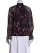 Ramy Brook Silk Floral Print Blouse
