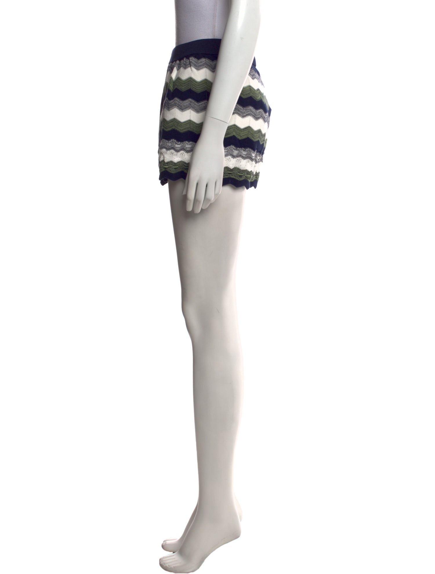 Ramy Brook Striped Mini Shorts