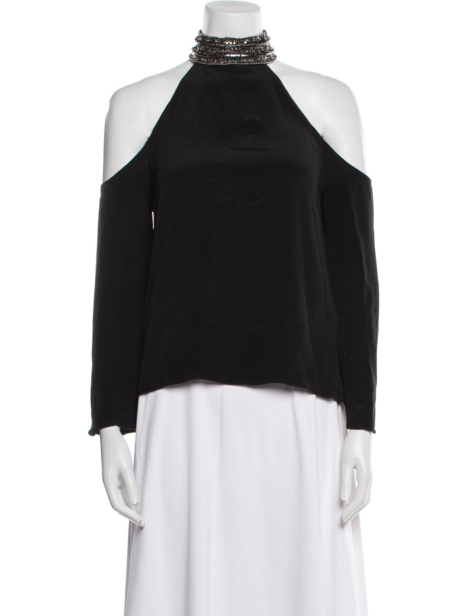 Ramy Brook Silk Off-The-Shoulder Blouse