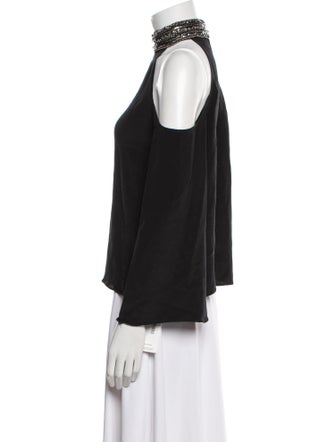 Ramy Brook Silk Off-The-Shoulder Blouse