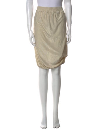 Ramy Brook Glitter Accents Knee-Length Skirt